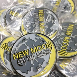 New Moon Enamel Pin